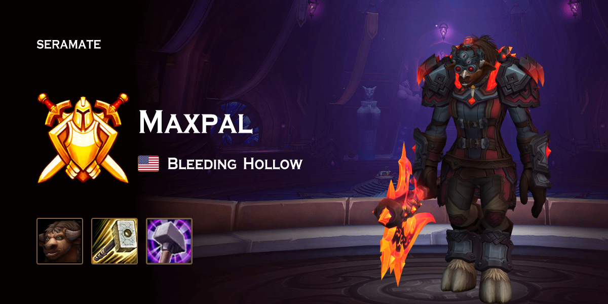 Maxpal Bleeding Hollow Us Seramate Wow Pvp Leaderboards Arena